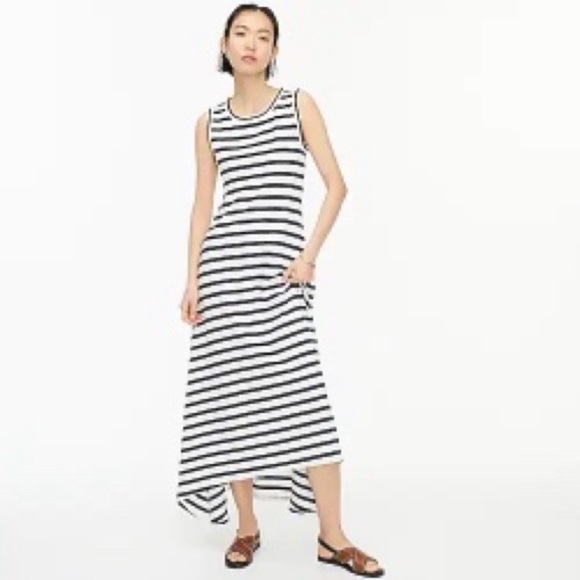 NWOT J Crew Jersey hi lo maxi dress Sz SP - Picture 3 of 4
